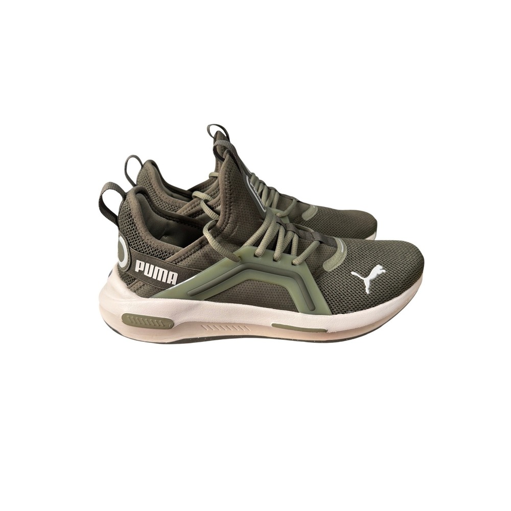Puma Softride Sophia 2‎ Mens Running Shoes Olive Green 377048-02 Size 10